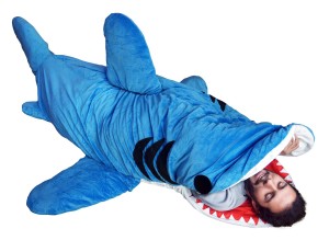 shark sleeping bag