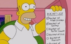 Homer’s Bucket List