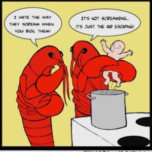Lobster Cartoon Scream