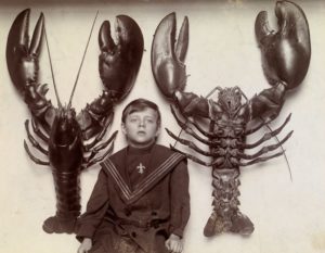 Giant Lobster Vintage Photo